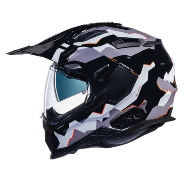 Casque Nexx X.WED2 HILL END - Noir / Blanc / Orange