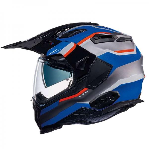 Casque Nexx X.WED2 X-PATROL - Titane / Bleu / Rouge