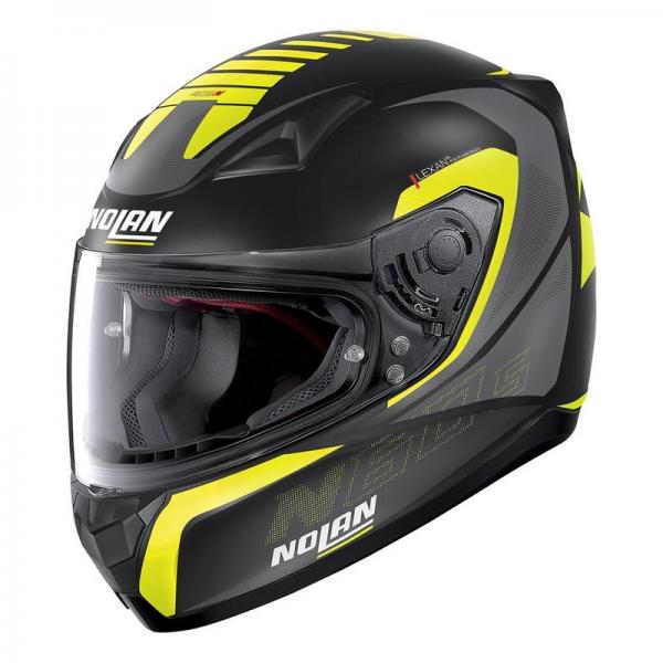 Casque Nolan N60-5 ADEPT MAT - Noir / Jaune