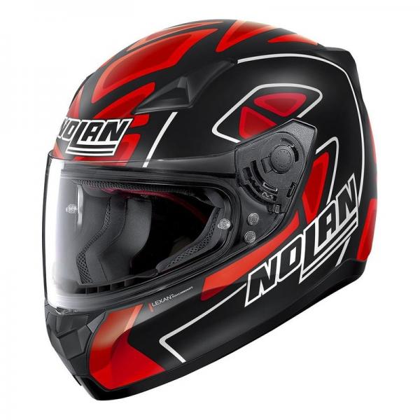 Casque Nolan N60-5 GEMINI REPLICA PETRUCCI - Noir / Rouge