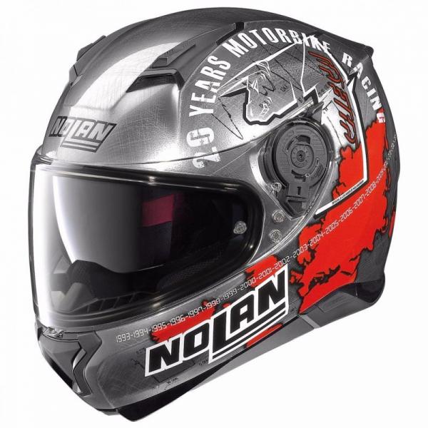 Casque Nolan N87 ICONIC-REPLICA N-COM CHECCA SCRATCHED