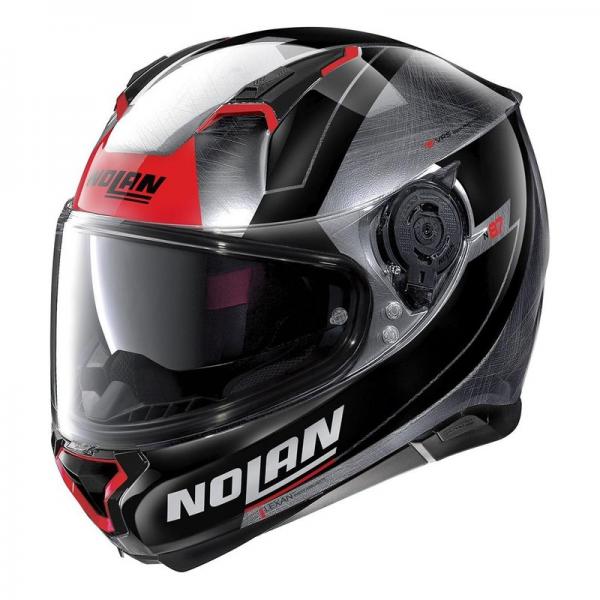 Casque Nolan N87 SKILLED N-COM SCRATCHED - Chrome