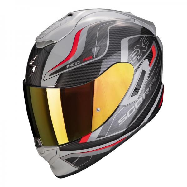 Casque Scorpion EXO-1400 AIR ATTUNE - Gris / Noir / Rouge