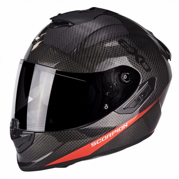Casque Scorpion EXO-1400 AIR CARBON PURE - Noir / Rouge