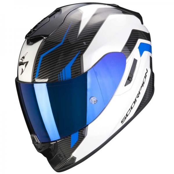 Casque Scorpion EXO-1400 AIR FORTUNA - Blanc / Bleu