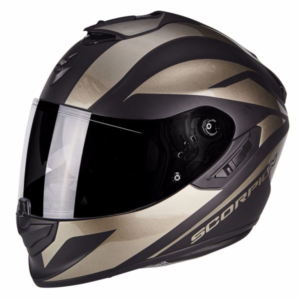 Casque Scorpion EXO-1400 AIR FREEWAY-II MAT - Noir / Titanium