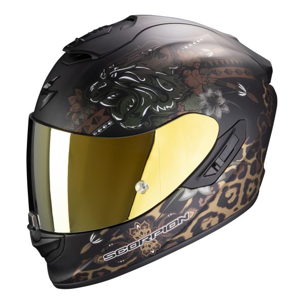 Casque Scorpion EXO-1400 AIR TOA MAT - Noir / Or
