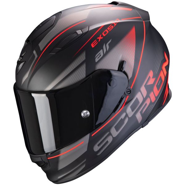 Casque Scorpion EXO-510 AIR FERRUM MAT - Noir / Gris / Rouge