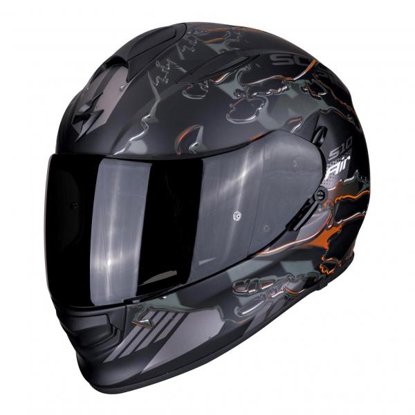 Casque Scorpion EXO-510 AIR LIKID MAT - Noir / Orange