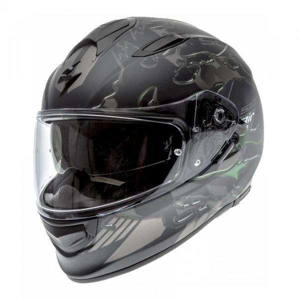 Casque Scorpion EXO-510 AIR LIKID MAT - Noir / Vert