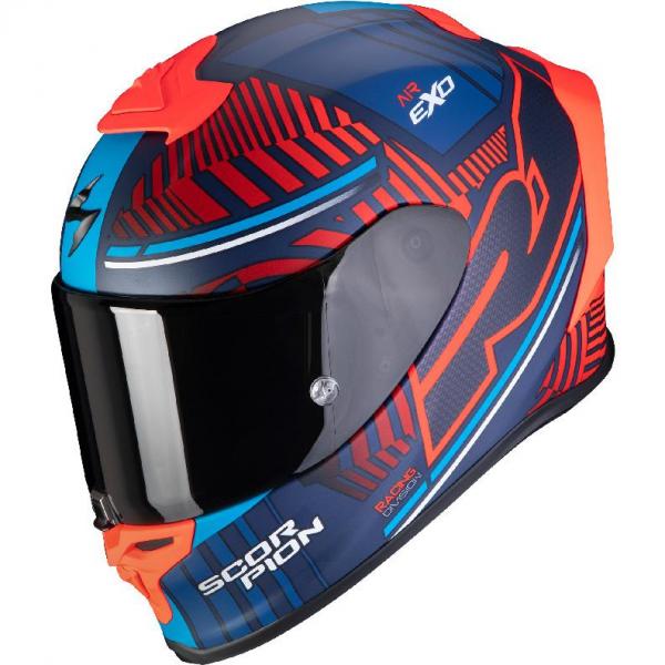 Casque Scorpion EXO R1 AIR VICTORY MAT - Bleu / Rouge