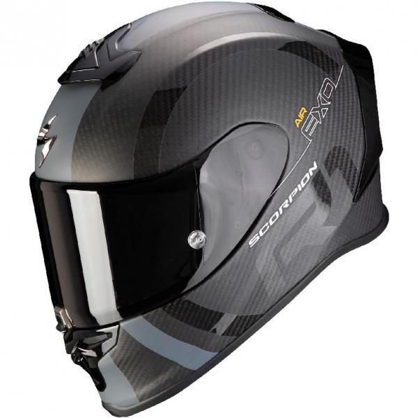 Casque Scorpion EXO R1 CARBON AIR MG MAT - Argent