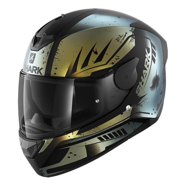 Casque Shark D-SKWAL-2 DHARKOV MAT - Noir / Vert