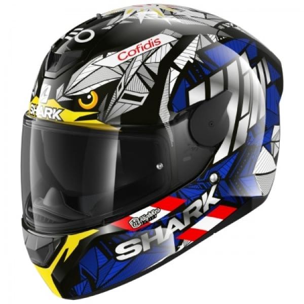 Casque Shark D-SKWAL-2 REPLICA OLIVEIRA FALCAO - Noir / Bleu / Rouge