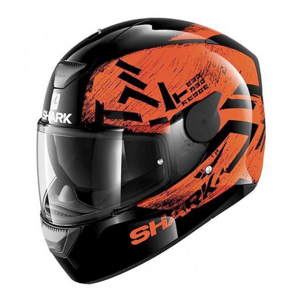Casque Shark D-SKWAL HIWO - Noir / Orange