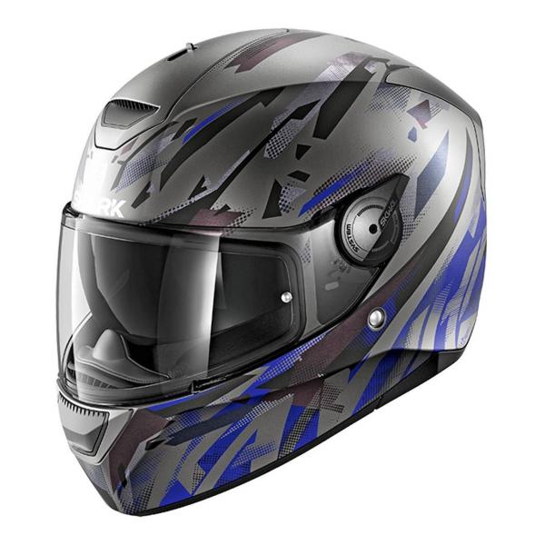 Casque Shark D-SKWAL KANHJI MAT - Noir / Bleu