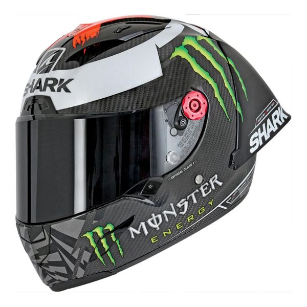 Casque Shark RACE-R PRO GP REPLICA LORENZO - Carbone / Rouge / Argent