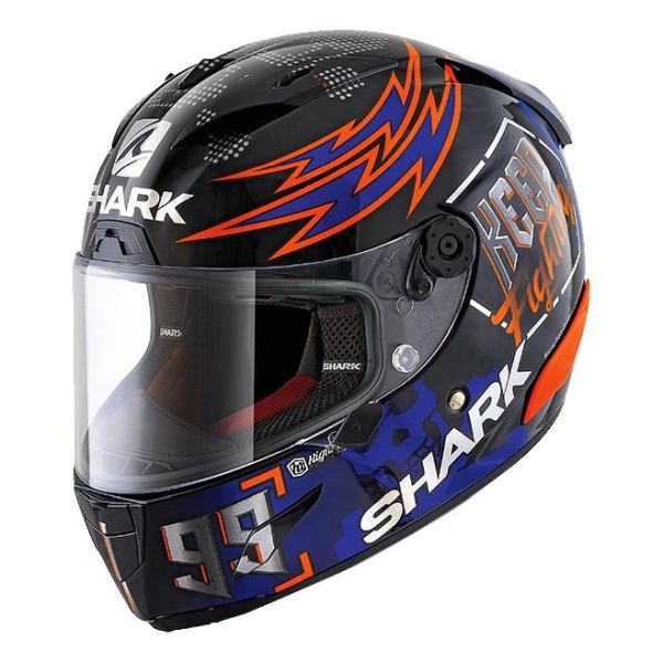 Casque Shark RACE-R PRO REPLICA LORENZO CATALUNYA GP 2019 - Noir / Rouge / Bleu