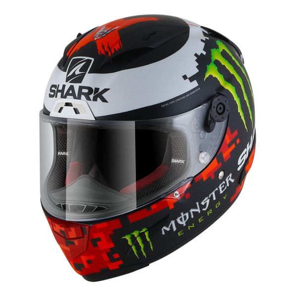 Casque Shark RACE-R PRO REPLICA LORENZO MONSTER 2018 - Noir / Rouge