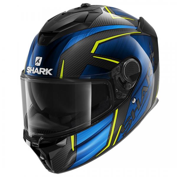 Casque Shark SPARTAN GT CARBON KROMIUM - Bleu / Jaune
