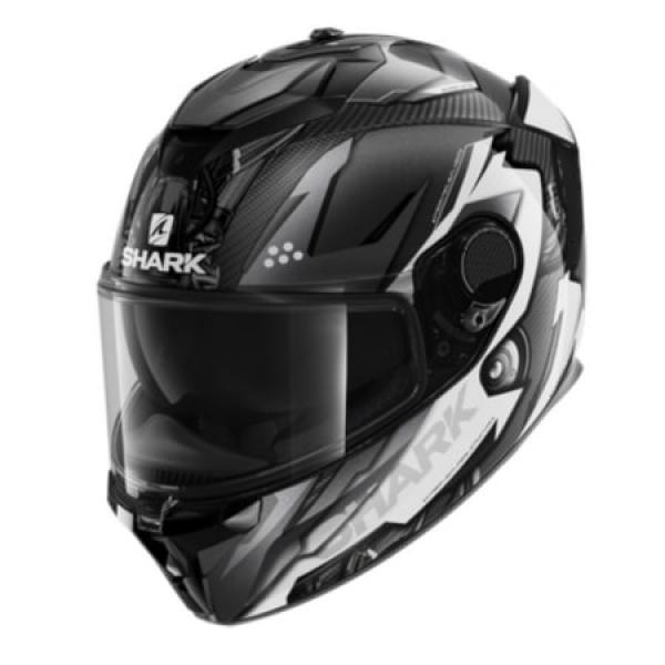 Casque Shark SPARTAN GT CARBON URIKAN - Noir / Blanc / Anthracite