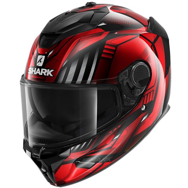 Casque Shark SPARTAN GT MICROMETRIQUE REPLIKAN - Noir / Gris / Rouge