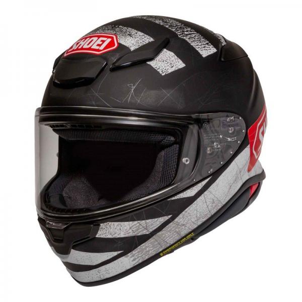 Casque Shoei NXR 2 SCANNER TX-5 - Noir / Blanc / Rouge
