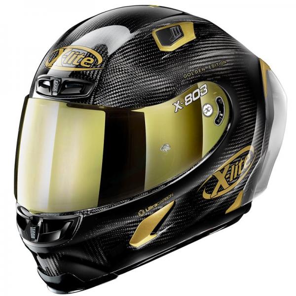 Casque X-Lite X-803 RS ULTRA CARBON GOLD EDITION