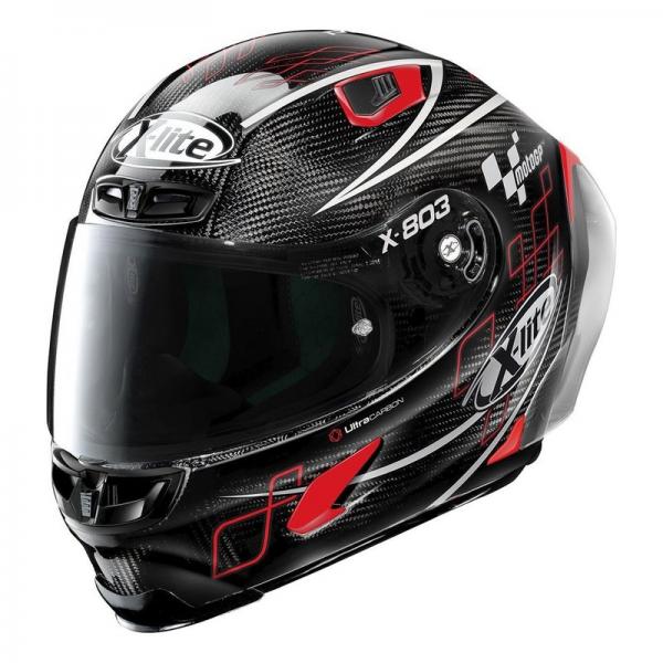 Casque X-Lite X-803 RS ULTRA CARBON MOTO GP - Rouge