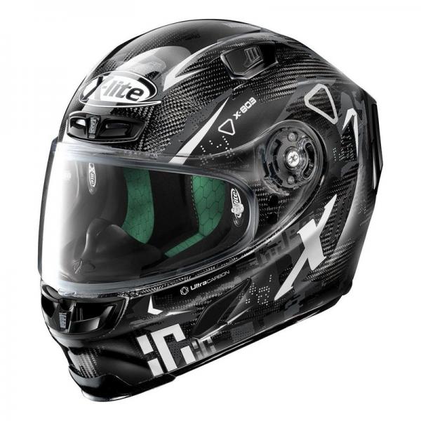Casque X-Lite X-803 ULTRA CARBON DARKO - Blanc / Carbone