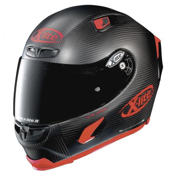 Casque X-Lite X-803 ULTRA CARBON PURO SPORT FLAT - Rouge