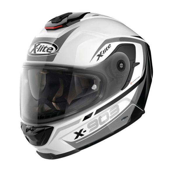 Casque X-Lite X-903 CAVALCADE N-COM GLOSSY - Blanc