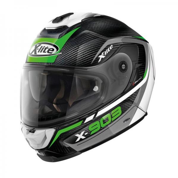 Casque X-Lite X-903 ULTRA CARBON CAVALCADE N-COM - Vert