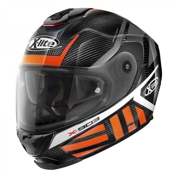 Casque X-Lite X-903 ULTRA CARBON CHEYENNE N-COM - Orange