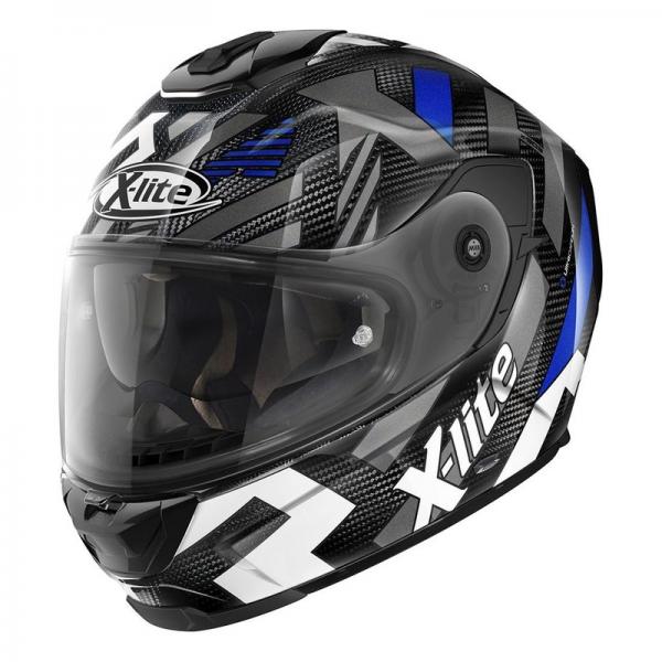 Casque X-Lite X-903 ULTRA CARBON CREEK N-COM - Bleu / Gris