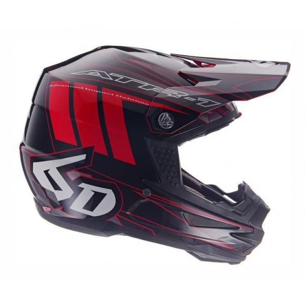 Casque 6D ATR-1 POINT - Noir / Rouge