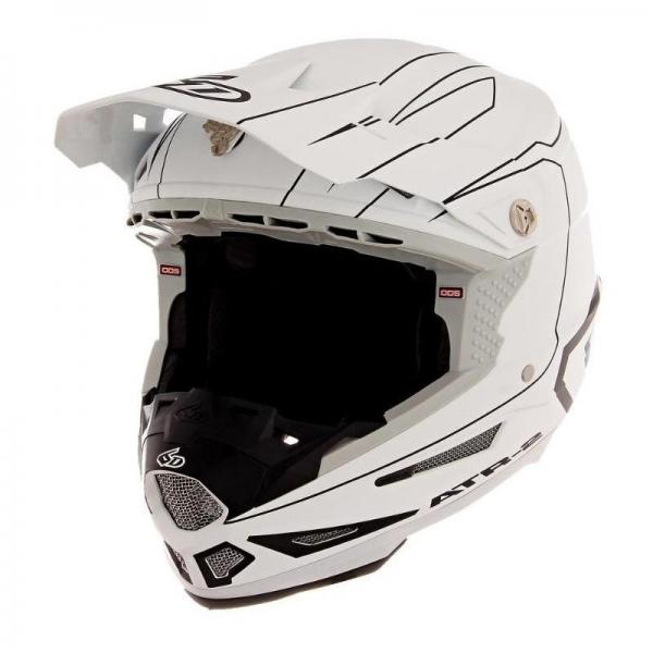 Casque 6D ATR-2 RECON MAT - Blanc / Noir