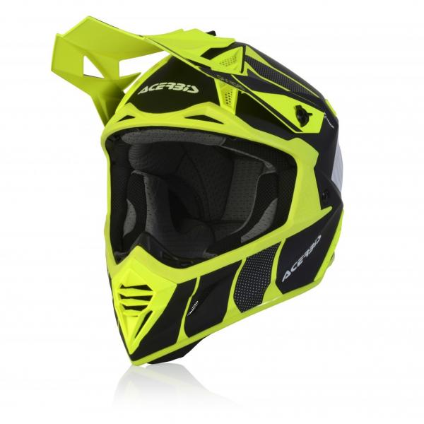 Casque Acerbis X-TRACK - Noir / Jaune Fluo