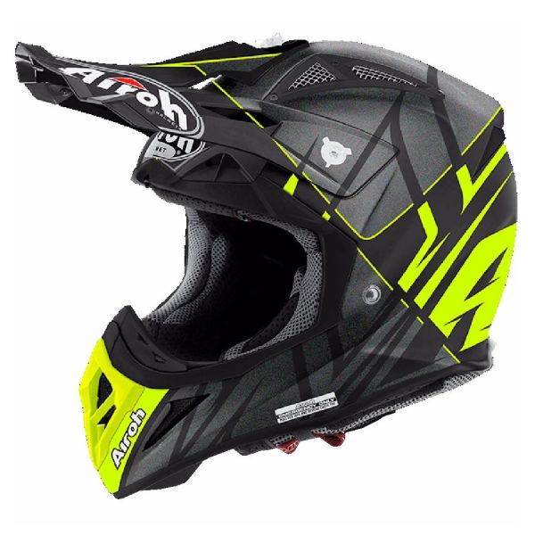 Casque Airoh AVIATOR 2.2 STYLING MAT - Jaune