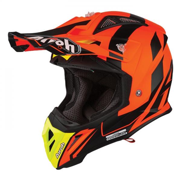 Casque Airoh AVIATOR 2.3 AMS BIGGER MAT - Orange