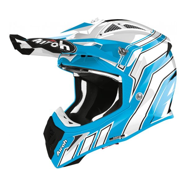 Casque Airoh AVIATOR ACE ART MAT - Azure