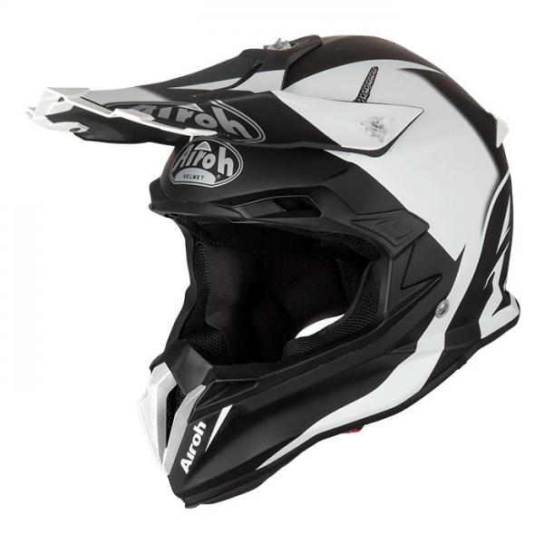 Casque Airoh TERMINATOR OPEN VISION SLIDER MAT - Noir au meilleur prix Moto -System.fr