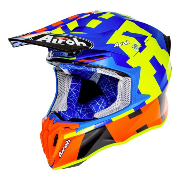 Casque Airoh TWIST 2.0 FRAME MAT - Azure