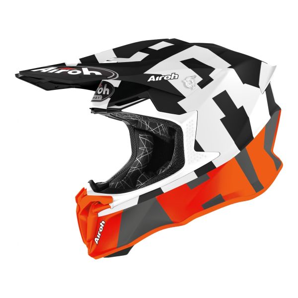 Casque Airoh TWIST 2.0 FRAME MAT - Orange