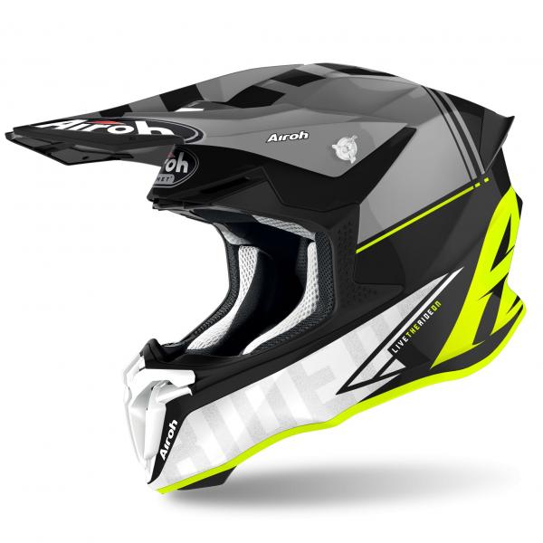 Casque Airoh TWIST 2.0 TECH MAT - Jaune