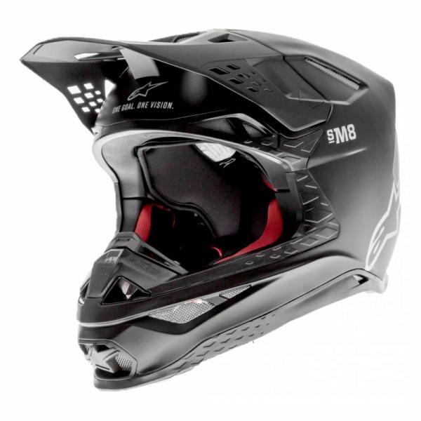 Casque Alpinestars SUPERTECH S-M8 SOLID MAT - Noir