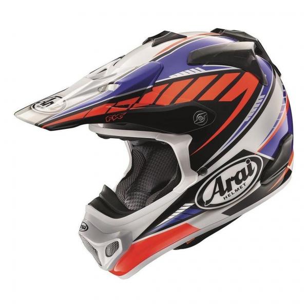 Casque Arai MX-V RUMBLE - Bleu