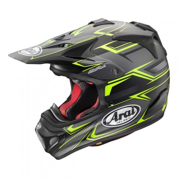 Casque Arai MX-V SLY - Jaune