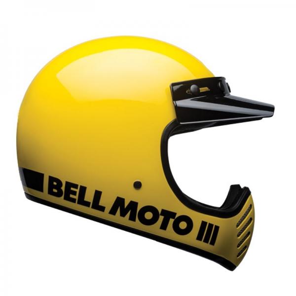 Casque Bell MOTO 3 CLASSIC - Jaune