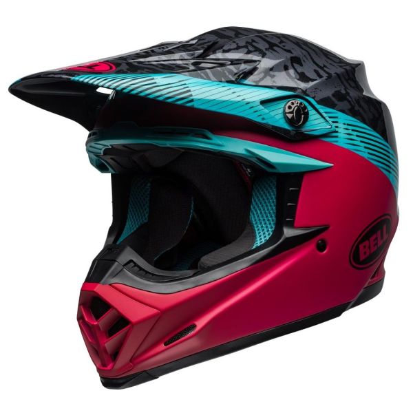 Casque Bell MOTO-9 MIPS CHIEF - Noir / Rose